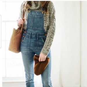 Madewell high waisted overalls XS
